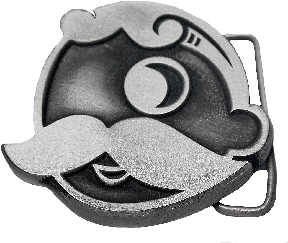 Natty Boh Solid Pewter Cast Belt Buckle