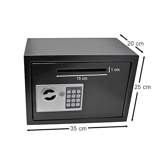 Caja Fuerte de Depósito Electrónica Anti Bounce: Amazon.es: Industria, empresas y ciencia