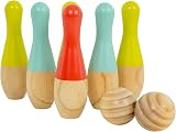 TP Toys Wooden Outdoor Skittles FSC Garden Game 6 Skittles 2 Balls view 4