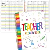 Fancy Land Grade Book, Attendance Book for Teachers, Teacher Record Book | teacher roll book, for Elementary Teachers, for Middle School Teachers, Classroom Office Supplies, 8-1/2 x 11 inch, Doodle