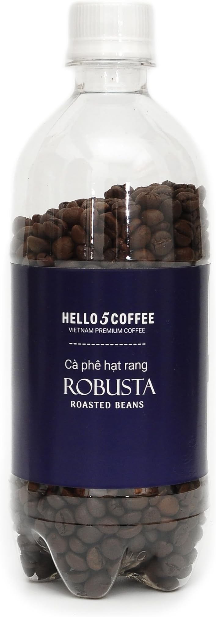 Hello 5 Coffee Roasted Beans – Vietnamese 100% Pure Natural Coffee Beans (Robusta Roasted Beans)