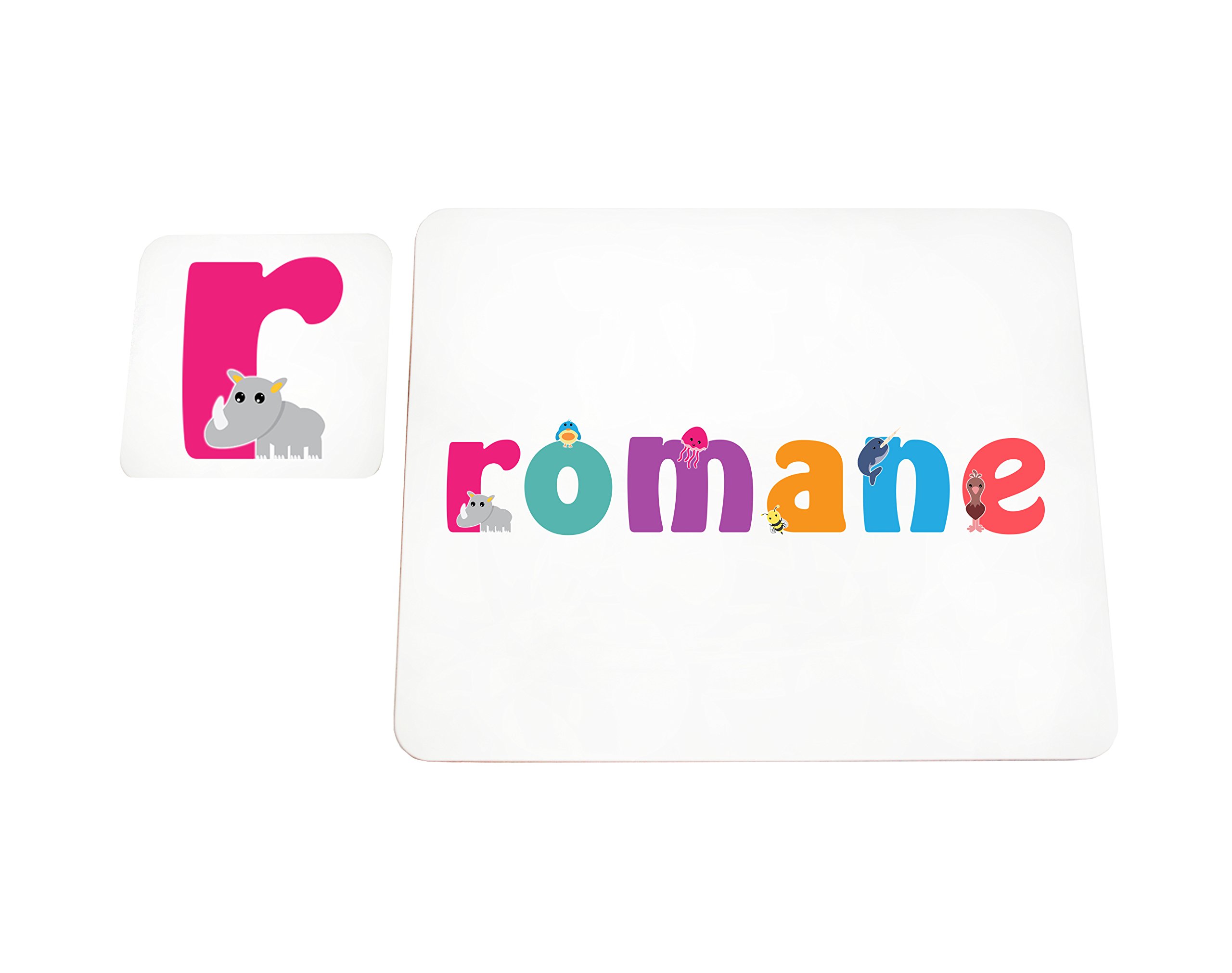 Little Helper with Coaster Doily Style Romanesque Example Girl/The Name of Colourful