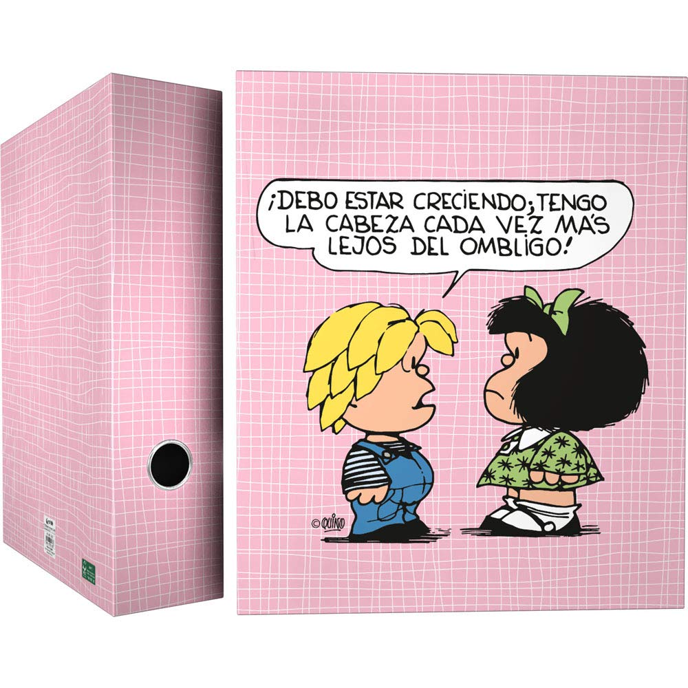 Grafoplás 88172612 Collection Mafalda 4-Ring Binder 40 mm, Multicolor, A4