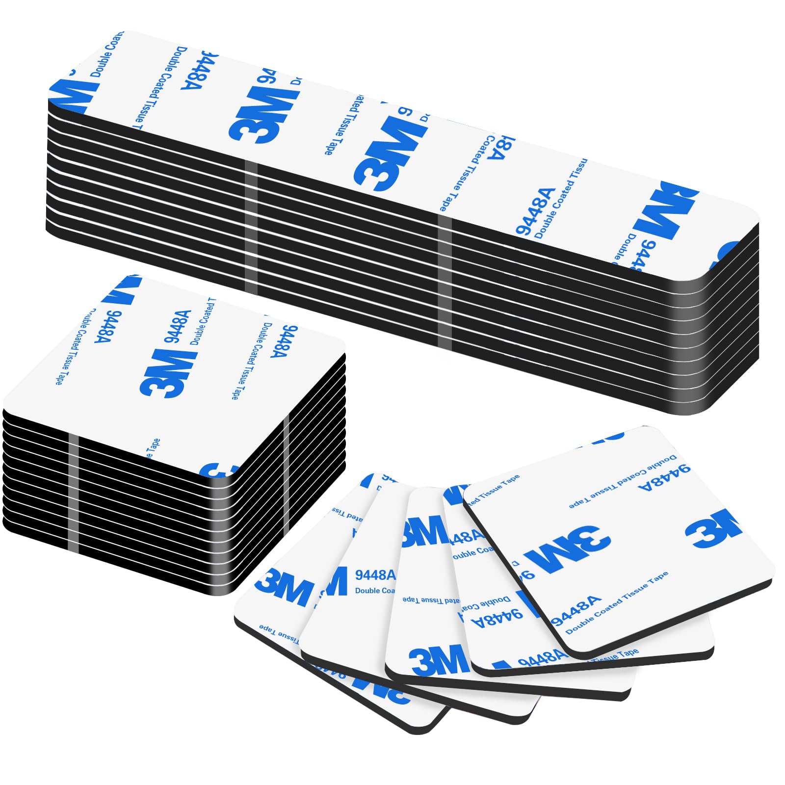 52 Pcs Double Sided Adhesive Pads, Two Sided