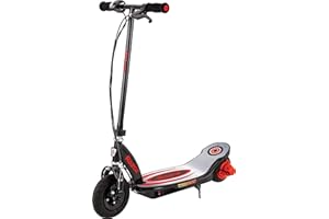 Razor Power Core E100 Electric Scooter for Kids Ages 8+ - 100w Hub Motor, 8" Pneumatic Tire, Up to 11 mph and 60 min Ride Time, for Riders up to 120 lbs