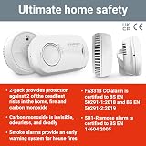 Fireangel Smoke and CO Alarm 2-Pack SB1-R FA3313 Toast Proof Optical Set view 3