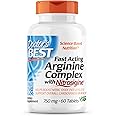 Doctor's Best Fast Acting Arginine Complex w/Nitrosigine, Boost Nitric Oxide, Blood Flow & Vessel Flexibility, Non-GMO, Vegan