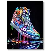 Sneaker Poster Room Decor (UNFRAMED 12 x 16) Streetwear Fashion Shoes Sneakerhead Posters Air Jordans Teen Boy Room Girl Room