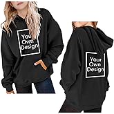 Cute Custom Hoodie For Kids Boys Girls Personalized Sweatshirt With Text/Photo Trendy Long Sleeve Tops On Front Back