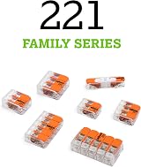 Wago 221XP-412 Connection Clamp 2 Conductors Transparent 0.2-4 mm² view 5