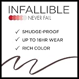 L'Oreal Paris Infallible Never Fail Eyeliner Brown Waterproof Long Lasting view 3