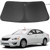 Windshield Sun Shade Custom Fit for 2013-2018 Nissan Altima Sedan Accessories Foldable Sunshade Sun Blocker Protect Car from Sun Rays & Heat Damage Keep Car Cooler