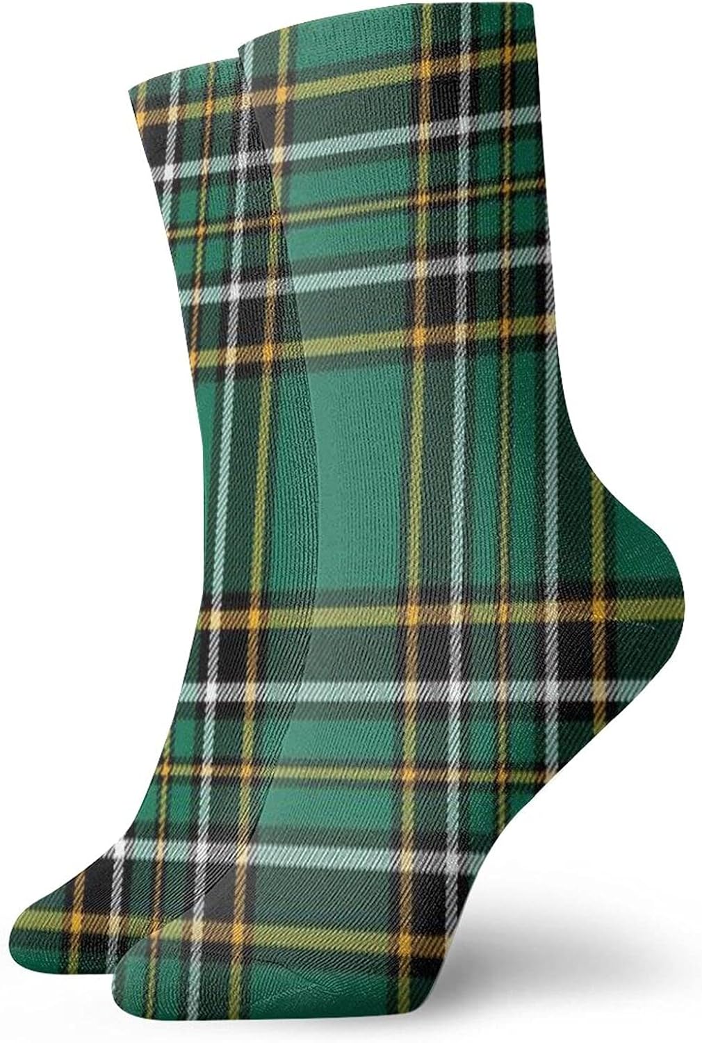 Crew Sock,Irish Tartan Plaid Unisex Novelty Fashion Personalized