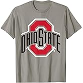 Ohio State Buckeyes Mens Icon Logo Officially Licensed Gray T-Shirt