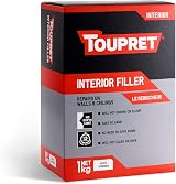 Toupret Interior Filler Easy to Sand No Shrink One Coat White 1 kg view 2