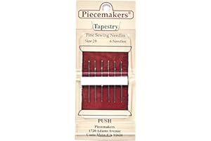 PIECEMAKERS Piecemaker Tapestry Fine Sewing Needles Size 28