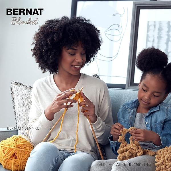 BERNAT BLANKET DARK GRAY YARN – 2 PACK OF 300G/10.5OZ – POLYESTER – 6 SUPER BULKY – 220 YARDS – KNITTING/CROCHET