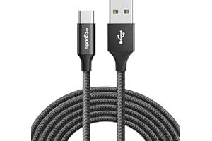 etguuds Long USB C Cable 12ft, 1-Pack, USB A to USB Type C Charger Cable Fast Charging Braided Cord for iPhone 16/15 Pro Max 