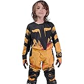 Fox Racing Youth 180 Motocross Dirt Bike Jersey, Tangerine Kairos, Small