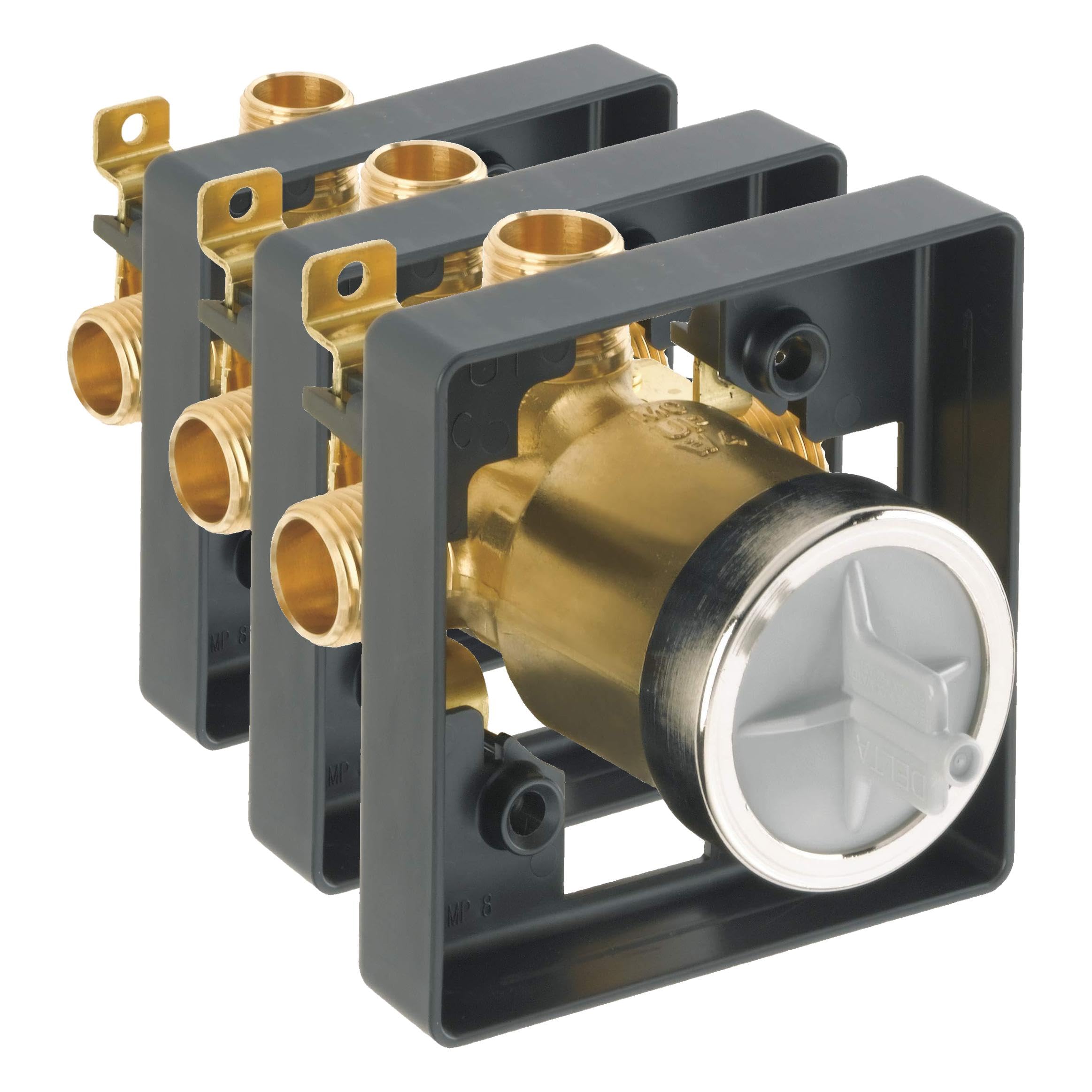 Delta Faucet R10000-UNBXHF MultiChoice Universal Shower Valve Body for Shower Faucet Trim Kits (Pack of 3) Image