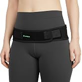 JOMECA Sacroiliac SI Joint Hip Belt for Women and Men - Adjustable Compression Pelvic Belt Support Hip Brace for SI Joint Dysfunction, Sciatica (Medium)