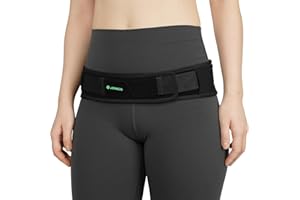 JOMECA Sacroiliac SI Joint Hip Belt for Women and Men - Adjustable Compression Pelvic Belt Support Hip Brace for SI Joint Dysfunction, Sciatica (XLarge)