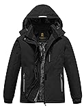 MoFiz Girls Ski Jacket Waterproof Fleece Lined