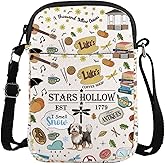 ENSIANTH Stars Hollow TV Show Inspired Crossbody Purses Bag Lukes Diner Gift Dragonfly Inn Lorelei Rory Fans Messenger Bag (Hollow 1779 CB)