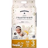 Baby Diapers Size 3 (13-24 Lbs), Tape Style Disposable | Ultra Absorbent Overnight Leak Protection for Heavy Wetters | Hypoallergenic, Unscented, Chlorine-Free, Soft Fit, 44 Count