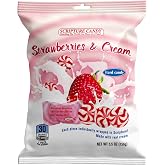 Scripture Candy, Strawberry &amp; Cream Hard Candy 5.5 Ounce Bag, 25 Pieces