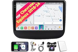 Android 14 Car Radio Stereo for 2018 2019 2020 2021 2022 2023 2024 Chevrolet Equinox - 9" IPS Touch Screen, Upgrade Dash Kit 