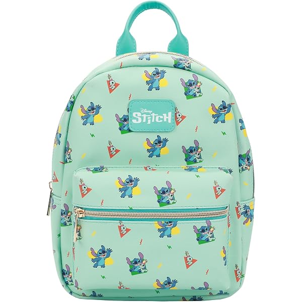 Disney Lilo & Stitch Angel Scrump Tropical Mini Backpack Mint Green bioworld Disney Lilo & Stitch Girls main image 4