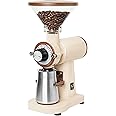 Urbanic 070s Electric Coffee Grinder (110~220v) / flat Titanium burr 60mm / 20 steps can be set (Beige) / (Made in Korea)
