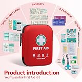 General Medi First Aid Kit 170 Pieces Hard Case Emergency Blankets Cold Pack view 4