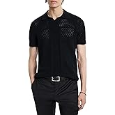 John Varvatos Mens Theo Sweaterpolo