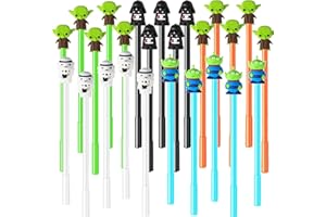 YUANHUISHENG 25Pcs Baby Yoda Party Favors Gel Pen -Baby Yoda Themed Gifts for Kids Decorations, Baby Star Themed Pens Black Baby Yoda Pens for Birthday Party Favors Prize Carnival Goodie Bag Filling Rewards