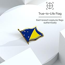 Tokelau Flag Lapel Pin - Enamel Metal National