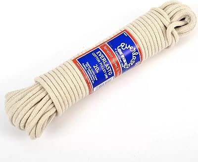 EVERLASTO Natural Cotton Pulley Line 5.5mm 20M - Durable & Strong