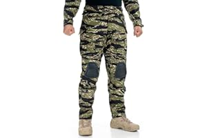 IDOGEAR SPORTS G3 Combat Pants for Men Tactical Military Pants with Knee Pads Multi Camo Trousers