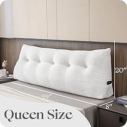 ZOEMO Large Bolster Triangular Headboard Wedge