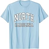 North Carolina - Throwback Design - Classic T-Shirt
