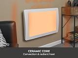 Adam Solis NDT-22B1 White Ceramic Core Electric Radiator 2000W Wall Mounted view 7