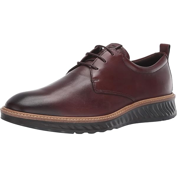エコー ST.1 HYBRID スリッポン 40 ブラウン ペニーローファー Men's ECCO® St.1 Hybrid Leather Derby Shoe | Brown