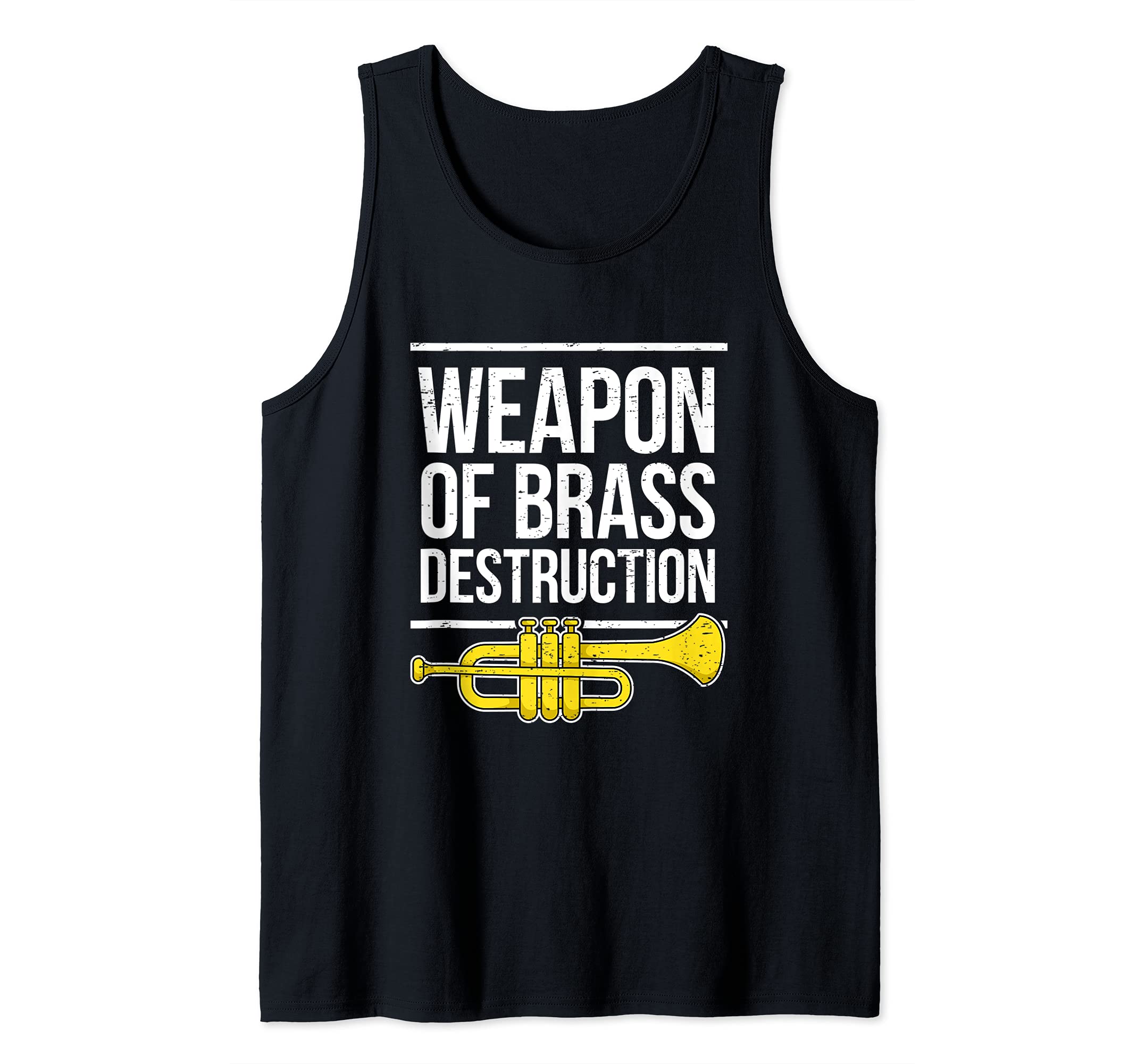 Funny Trumpet Player Marching Band Trumpeter Brass Player Tank Top