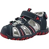 Apakowa Kid's Boy's Girl's Soft Sole Close Toe Sport Beach Sandals (Toddler/Little Kid)