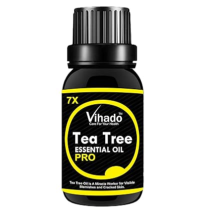 VIHADO Pure Essential Tea Tree oil 7X PRO for Skin, Hair and Acne care - 30ML (Pack of 1)