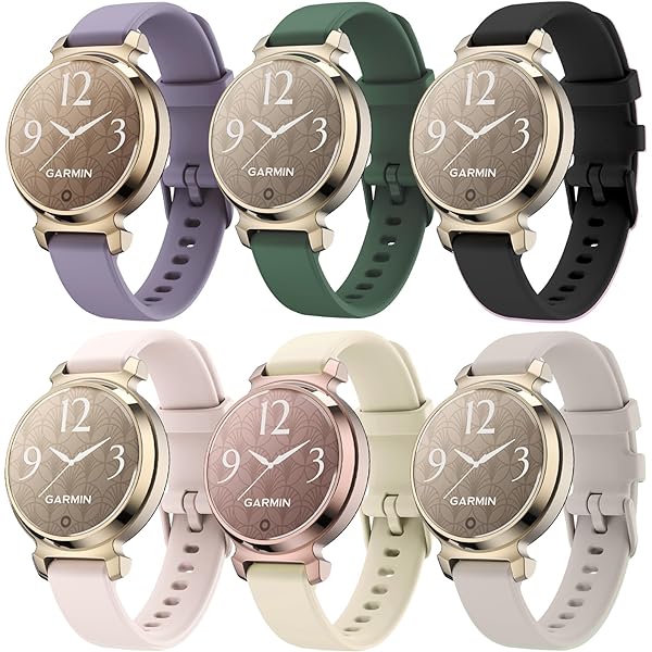 ViCRiOR 3er-Set Silikon-Armbänder Für Garmin Lily 2 – Schnellverschluss, Weich, Für Damen