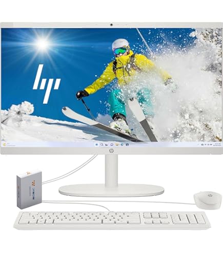 Amazon.com: HP 22 inch All-in-One Desktop PC • 2024 Latest