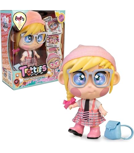Trotties Mini Travel Camera Con Muñeca Mel – Juguete De Viaje Para Niños