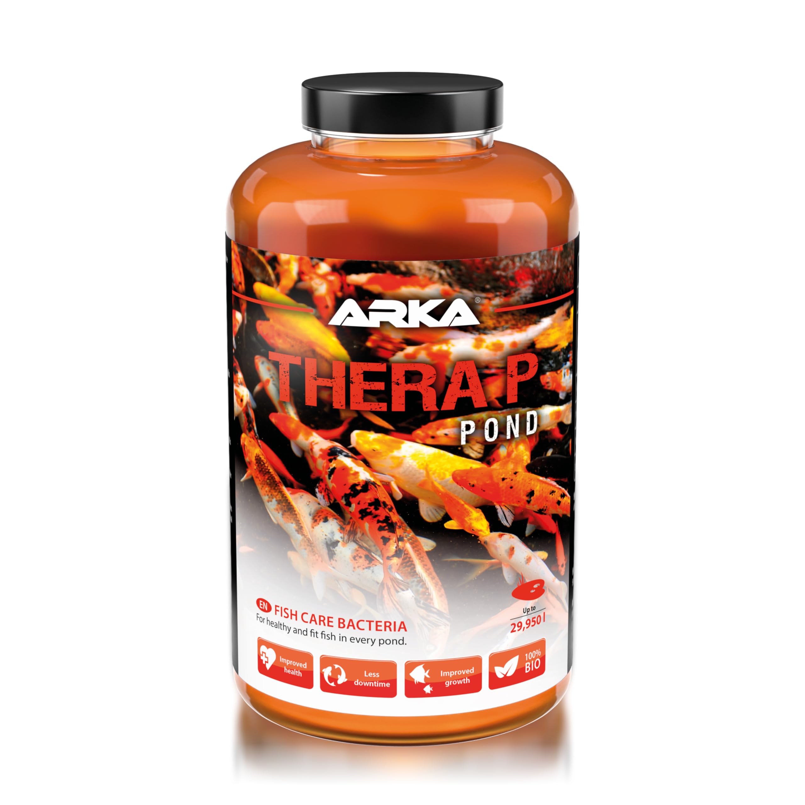 ARKA - Pond TheraP - Bacteria for Healthy & Vital Animals, Fish Care, Supports Growth, (946 ml)
